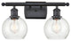 Innovations 516-2W-BK-G124-6-LED 2 Light Bath Vanity Light, Matte Black