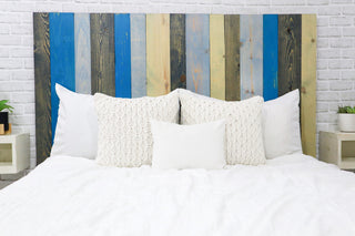 Handcrafted Headboard, Hanger Style, Winter Mix, Full