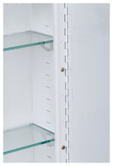 Deluxe Series Medicine Cabinet, 16"x30", Polished Edge, Surface Mount