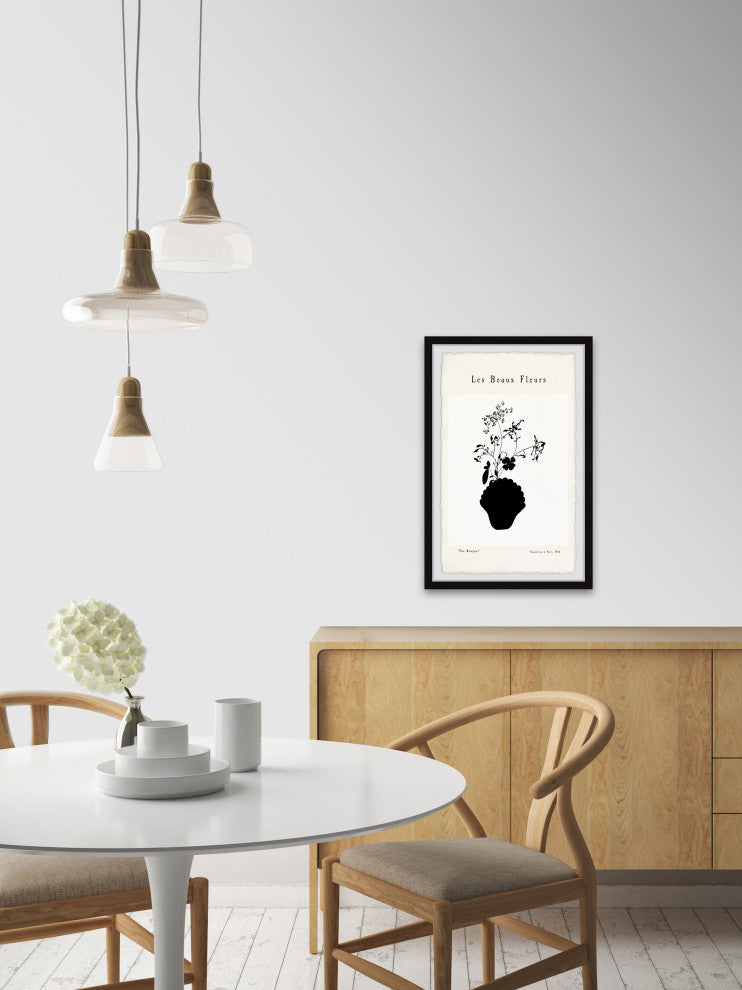 "Les Beaux Fleurs" Framed Painting Print, 8x12