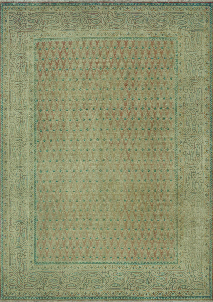 Semi-Antique Lila Rust/Ivory Rug, 7'0x10'0