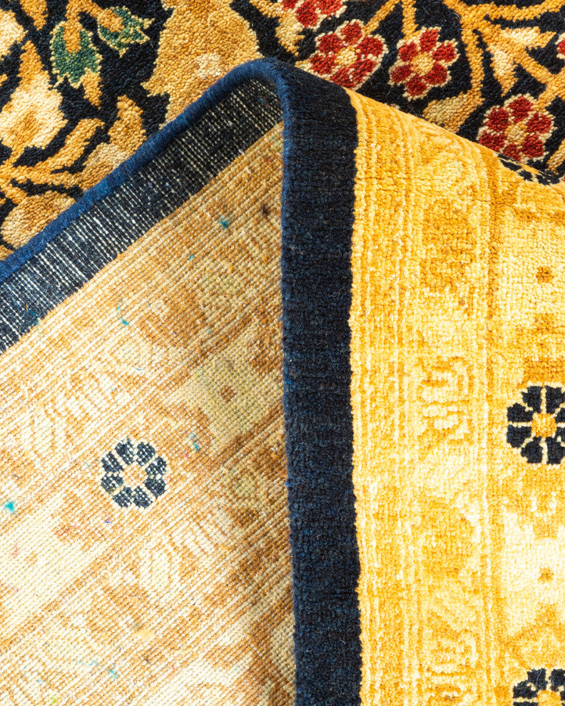 Namhkan One-of-a-Kind Hand-Knotted Area Rug Blue, 10'2"x13'3"