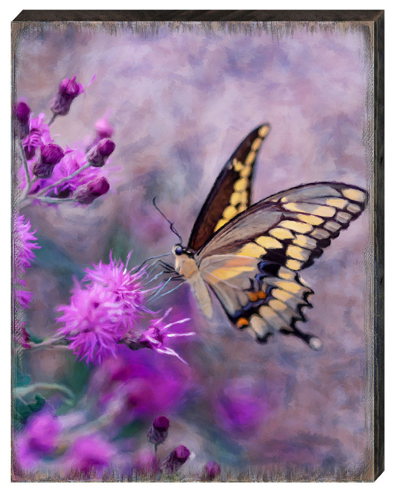 Machaon Art Wooden Wall Art, Oversized 48x36