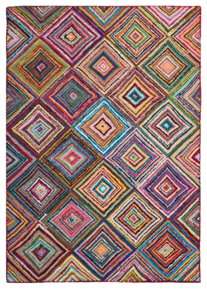 Safavieh Nantucket Collection NAN317 Rug, Multi, 4' X 6'