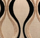 Misty Belvedere Luxury Throw Pillow in Brown and Black Tones , 20"x36" King