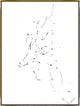 36x48 la danse des _toiles II, Framed Artwork, Gold