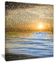 "Clouds With Reflection in Water" Seashore Canvas Photo Print, 30"x40"