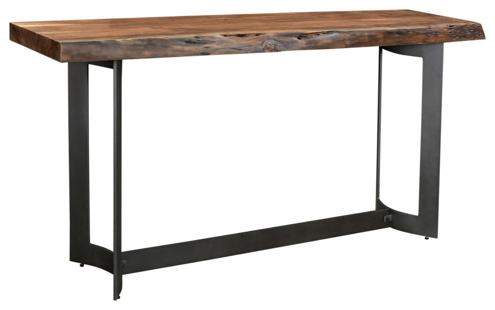 Bent Console Table Smoked