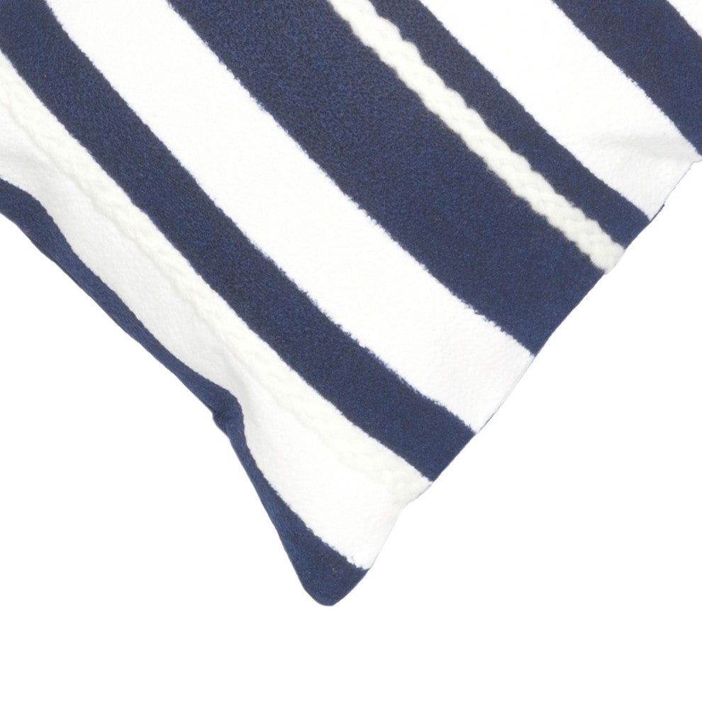 Visions Marine Stripe Pillow, 20"x20"