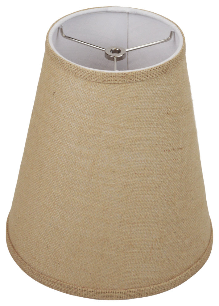 Fenchel Shades 6"x10"x11" Spider Attachment Empire Lamp Shade, Burlap Natural
