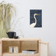 Great White Egret Wildlife Photography Unframed Wall Art Print, 12" X 18"