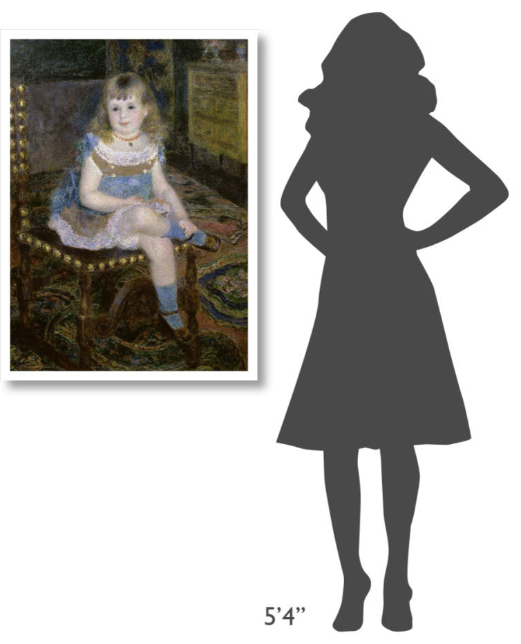 "Miss Georgette Charpentier Seated" Print by Pierre-Auguste Renoir, 28"x38"