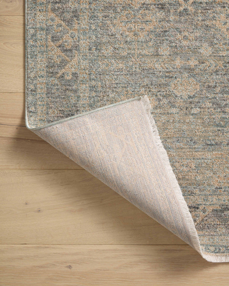 Angela Rose x Loloi Blake Sky / Beige 18" x 18" Sample Rug
