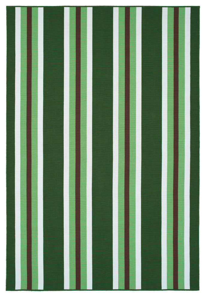 Voavah Green 4' x 6' Rectangle Area Rug