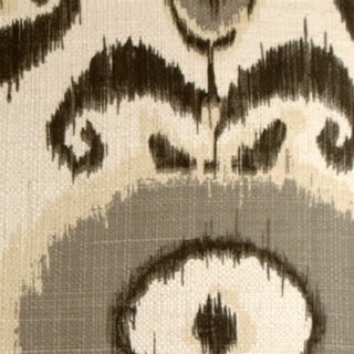 Pillow Decor - Bold Gray Ikat 20 x 20 Decorative Pillow