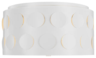 Dottie Medium Flush Mount, Matte White