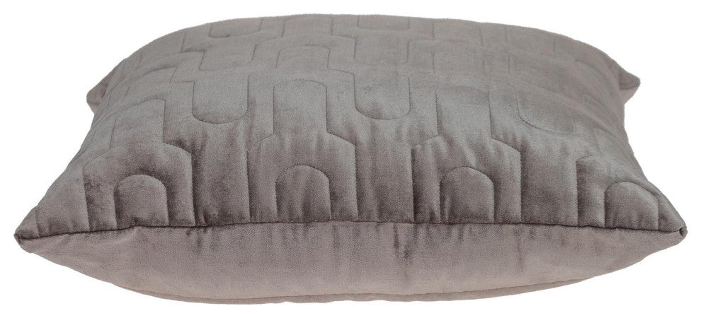 Parkland Collection Basil Taupe Throw Pillow