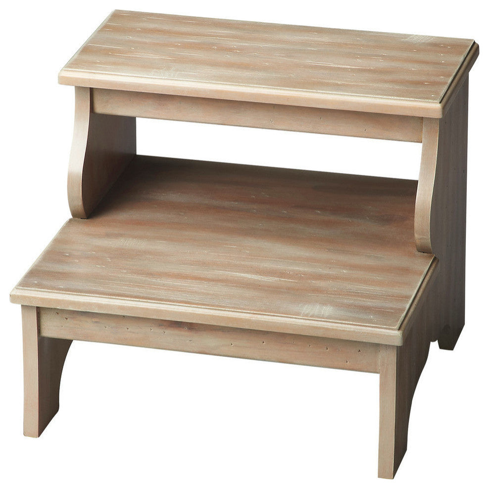 Butler Melrose Praline Step Stool, Gray