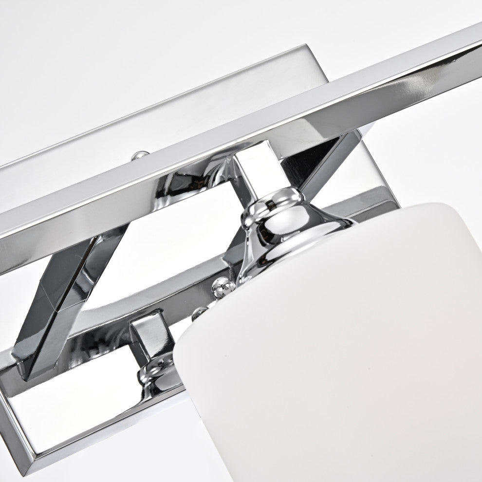 CHLOE Lighting Jane Contemporary 3-Light Bath Vanity Fixture, Chrome