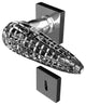Irina Designer Crystal Privacy Pin Door Handle