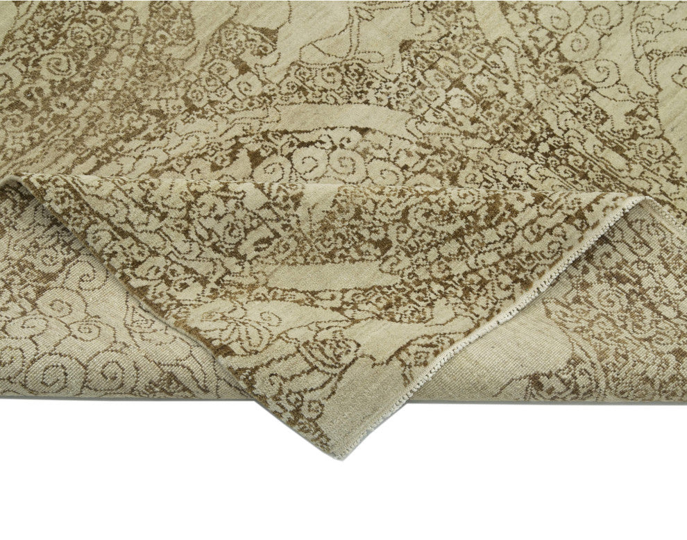 Rug N Carpet - Hand-Knotted Oriental 6' x 8' 11" Pastel Oushak Area Rug