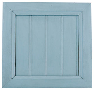 Coastal Hall Tree with Storage Bench, Interesting Aqua, With Hall Tree Top