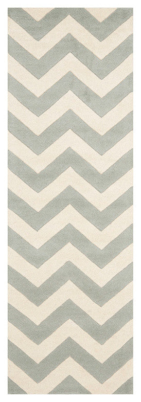 Safavieh Chatham Cht715E Gray, Ivory Area Rug