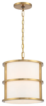 Brian Patrick Flynn for Crystorama Hulton 3 Light Luxe Gold Pendant