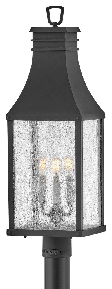 Hinkley Lighting 17461 Beacon Hill 3 Light 26.25" Tall Heritage - Museum Black