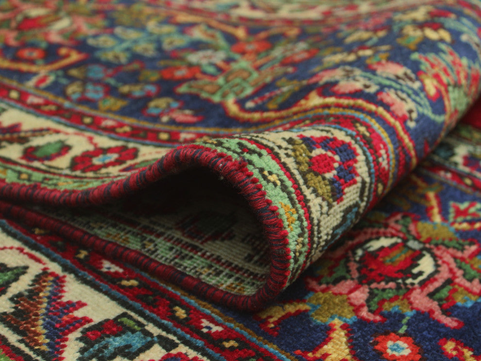 Fine Vintage Distressed Johana Red Rug