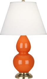 Small Double Gourd Accent Lamp, Pumpkin