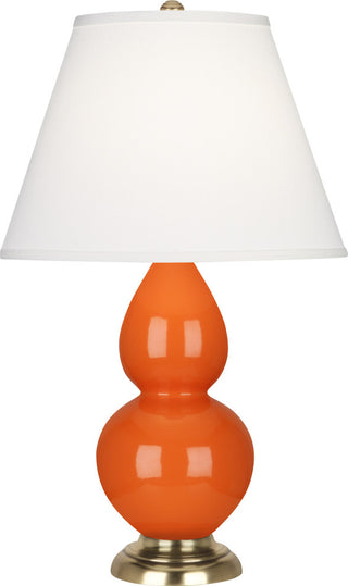 Small Double Gourd Accent Lamp, Pumpkin