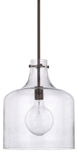 Capital Lighting 325712 1 Light 15" Tall Pendant - Bronze