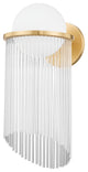 Celestial 1 Light Wall Sconce Aged Brass