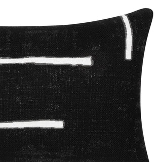 Instinct Ebony Indoor/Outdoor Performance Pillow, 12"x20"