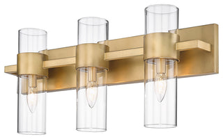 Zlite 343-3V-RB 3-Light Vanity, Clear