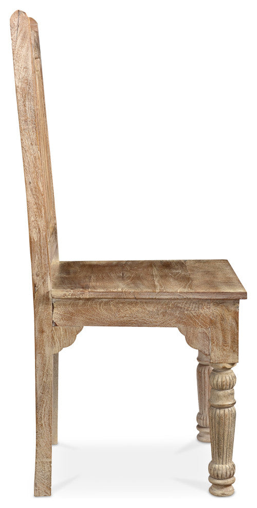 Driftwood Carved Chair- set of 2