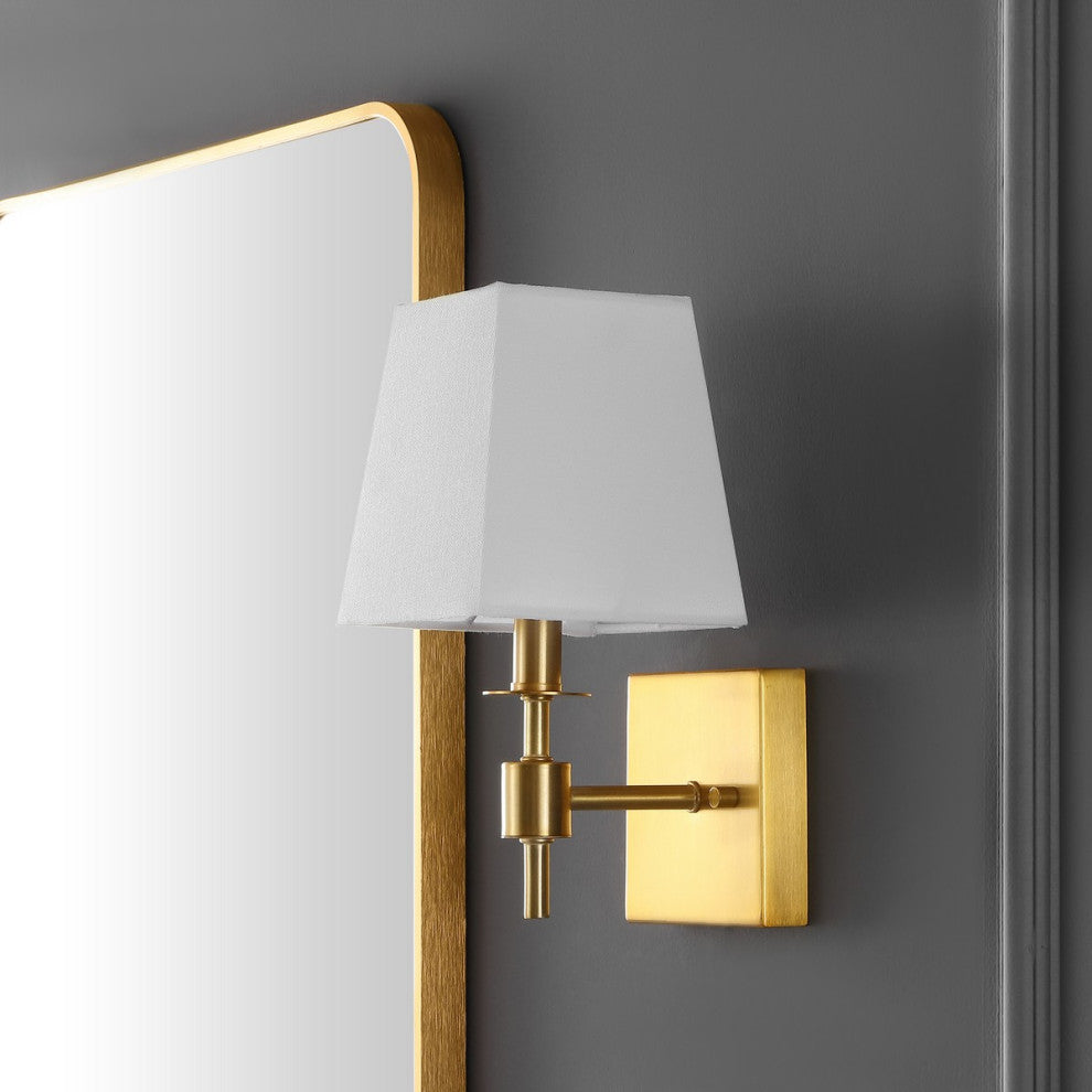 Safavieh Clauren 7.25" Wall Sconce, Brass