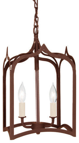 Small Gothic Lantern, Rust