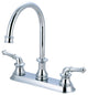 Del Mar Two Handle Kitchen Faucet, Moroccan Bronze