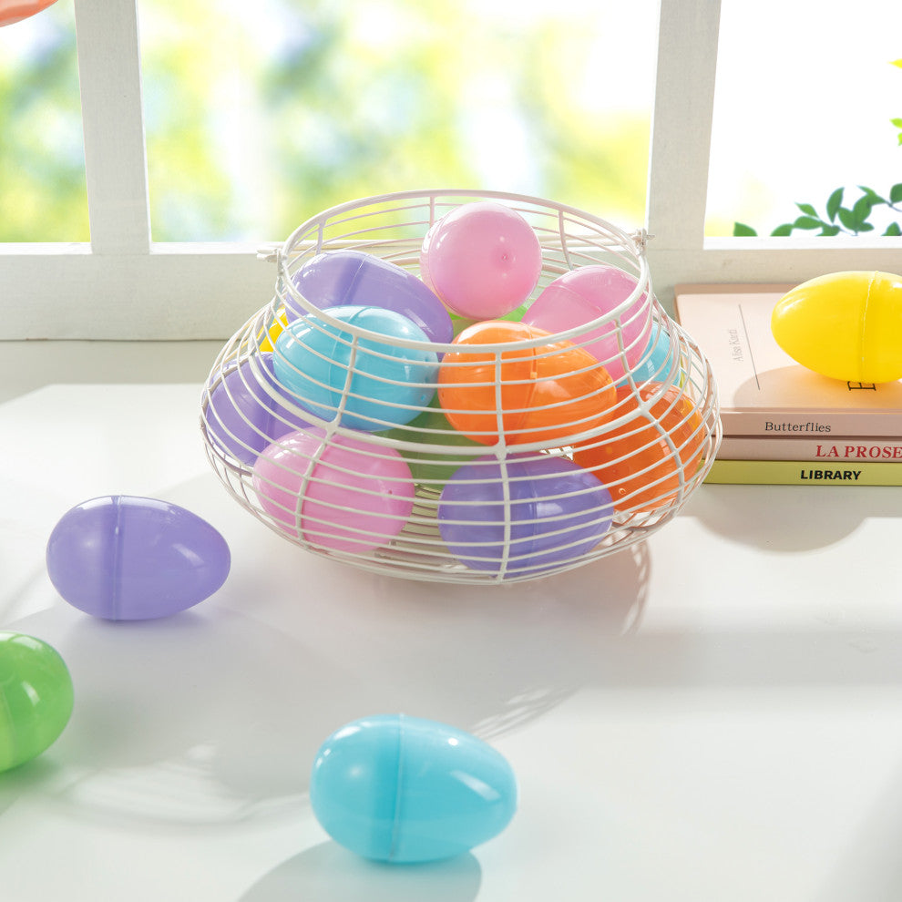 3"H Easter Plastic Fillable Eggs, 60-Pack
