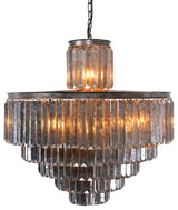 6Tier Rustic Crystal Chandelier