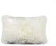 HomeRoots 12" x 20" x 5" Natural Sheepskin Pillow