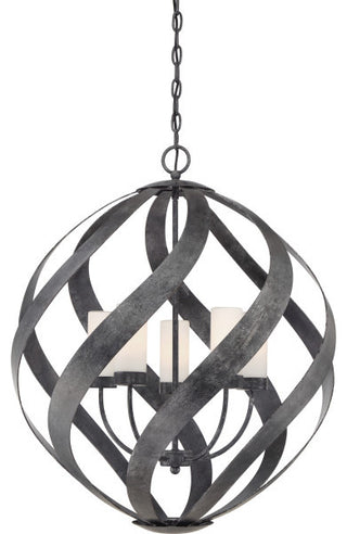 Blacksmith 5-Light Pendant, Old Black Finish