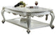 Benzara BM196693 Traditional Style Wooden Coffee Table with Bottom Shelf