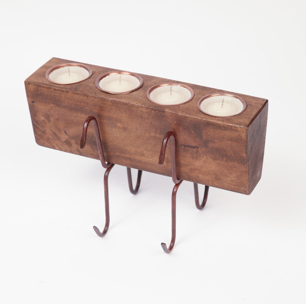 4-Hole Sugar Mold Complete Set, Natural, 4 Hole