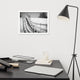 Endless Fences in Black & White Rural Landscape Framed Photo Paper Art Prints, White, 12" X 16"