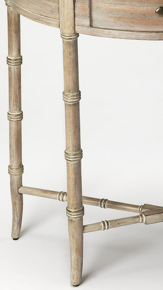 Butler Skilling Demilune Console Table, Gray