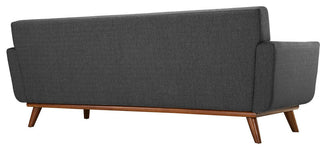 Modern Contemporary Living Room Armchairs and Sofa 3-Piece Set Gray