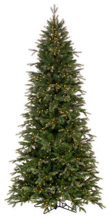 Vickerman Artificial Slim Douglas Fir Christmas Tree, Wide Angle, 9' X 50"